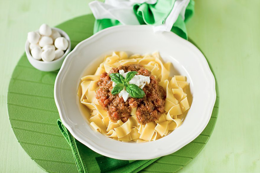 Pappardelle al ragù di pecora e un vino Veneto