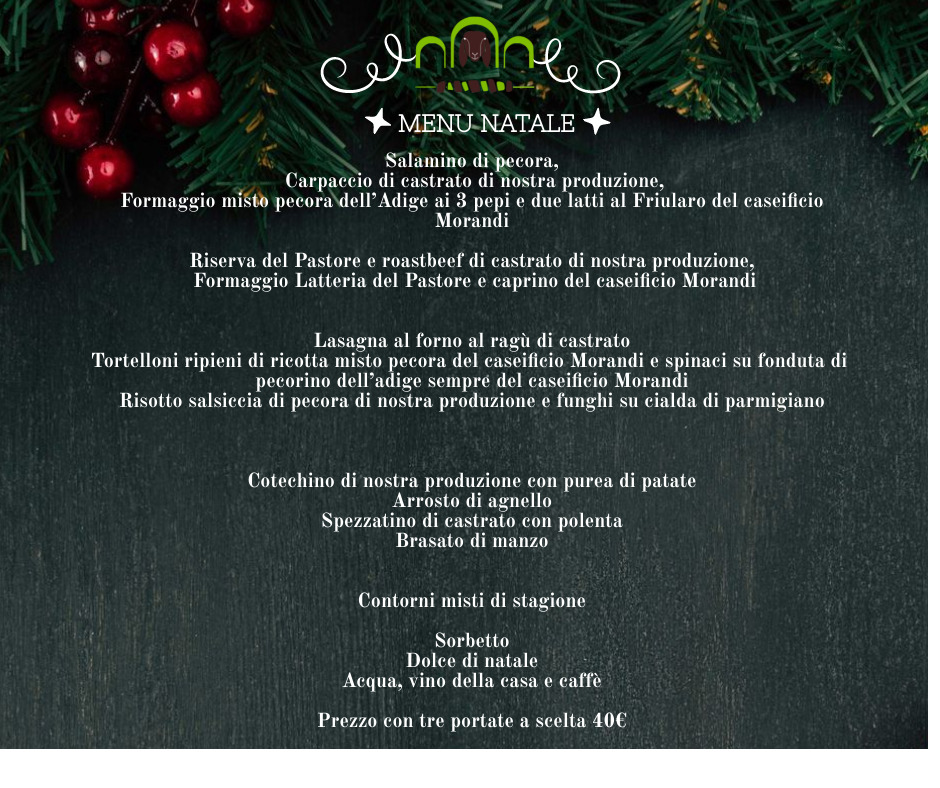 Il menu per dare gusto alle feste