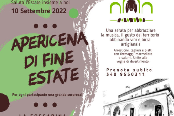 Siete tutti invitati all’apericena più gustoso di Settembre