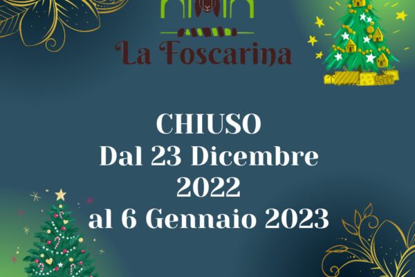 Chiusura per le festività