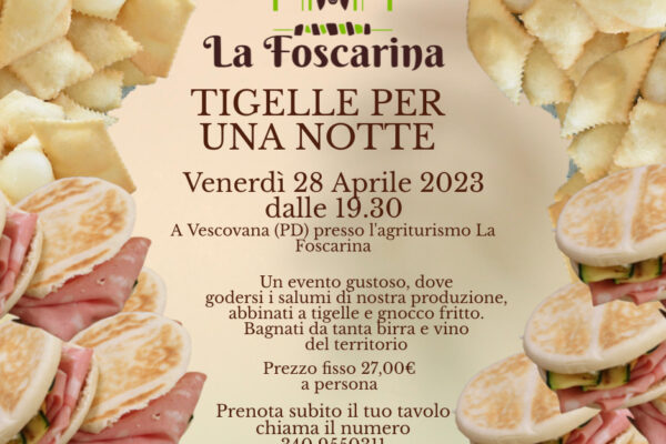 Tigelle per una notte Spring Edition